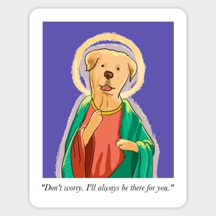 Holy Doggo: Labrador Retriever Sticker